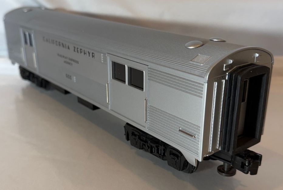 Rail King MTH O-27 Streamlined Passenger Car California Baggage Car RK-60502