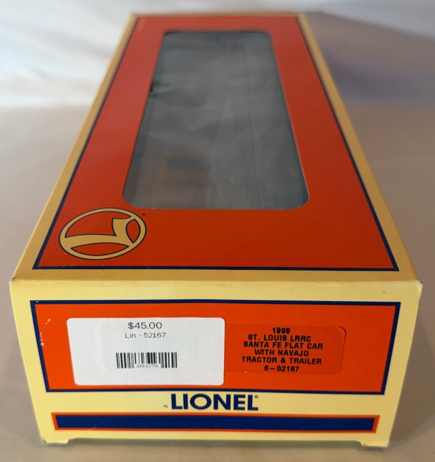 Lionel 52167 - O Scale St. Louis, Sante Fe Flatcar5