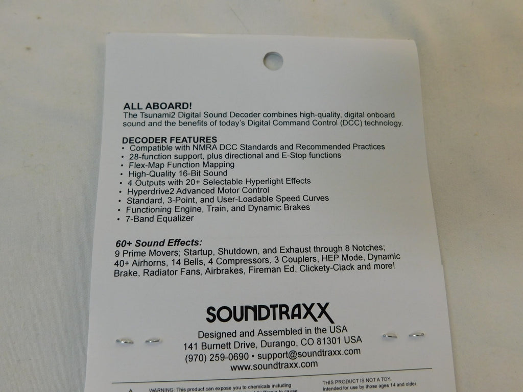 Soundtraxx Tsunami 2 885001 EMD Diesel TSU-1100 Digital Sound Decoder1