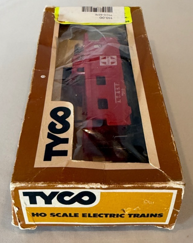  Tyco 827J HO Scale 8 Wheel Santa Fe AT&SF 7240 Caboose 5