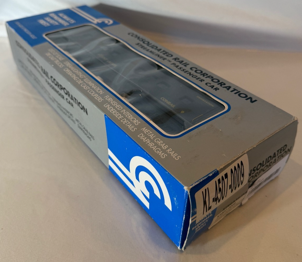 K-LINE K4507-0009 - O Scale Conrail Streamliner Observation Passenger Car2