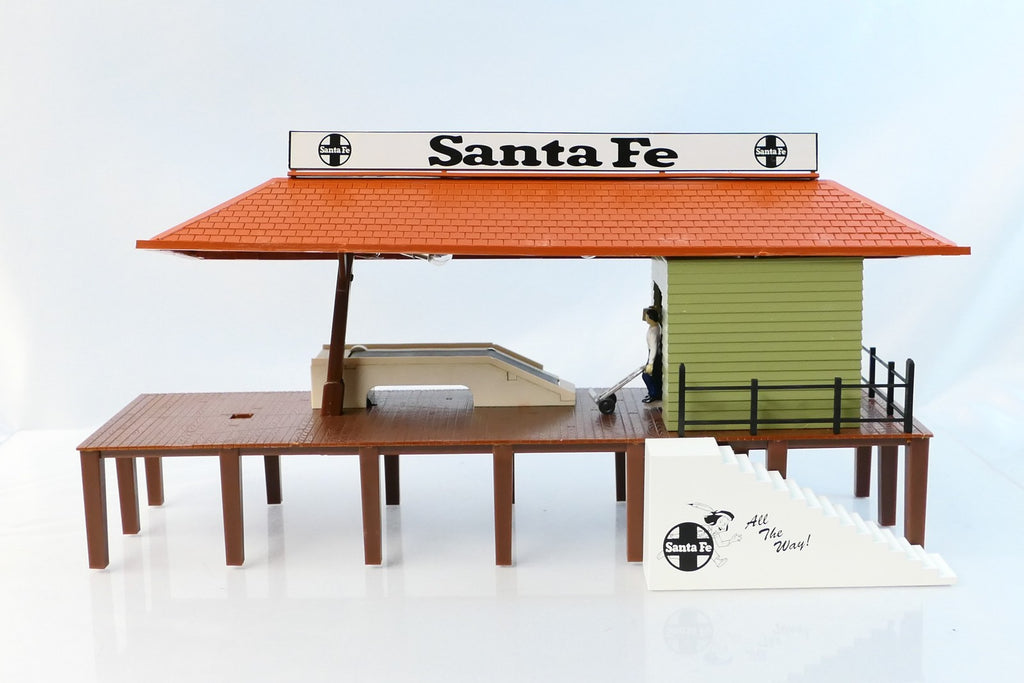 K-Line 22328 - O Scale SANTA FE OPERATING FREIGHT TRANSFER PLATFORM Structure3