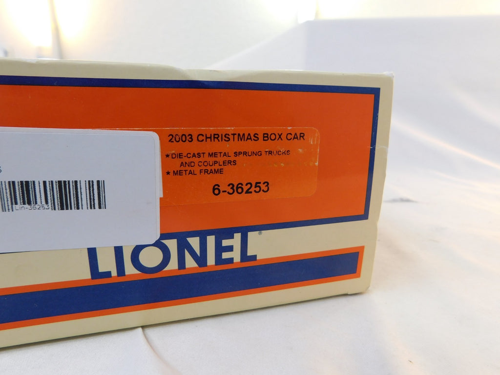 Lionel 6-36253 O Gauge 2003 Chrstmas Box Car, Snowmen Celebrate #362532