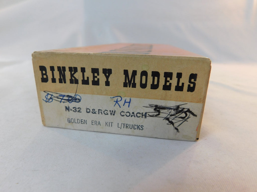 Binkley Models N-32 HO Scale D&RGW Coach Car, Golden Era Kit2