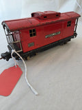 Lionel #28170 O Scale Pre-war Red Tinplate Caboose0