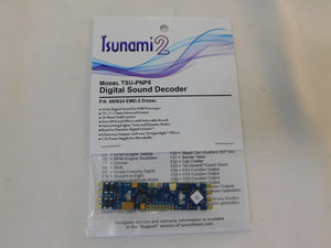 Soundtraxx Tsunami 2 885824 EMD-2 Diesel TSU-PNP8 Digital Sound Decoder
