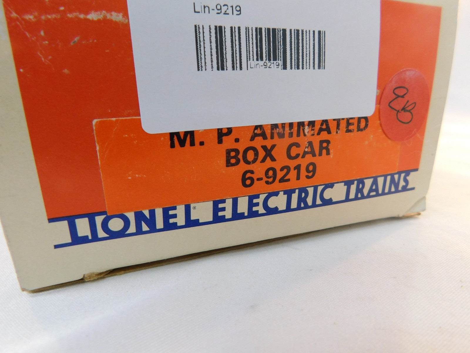 Lionel 6-9219 O Gauge M.P. Animated Box Car, Missouri Pacific Lines Eagle #92192
