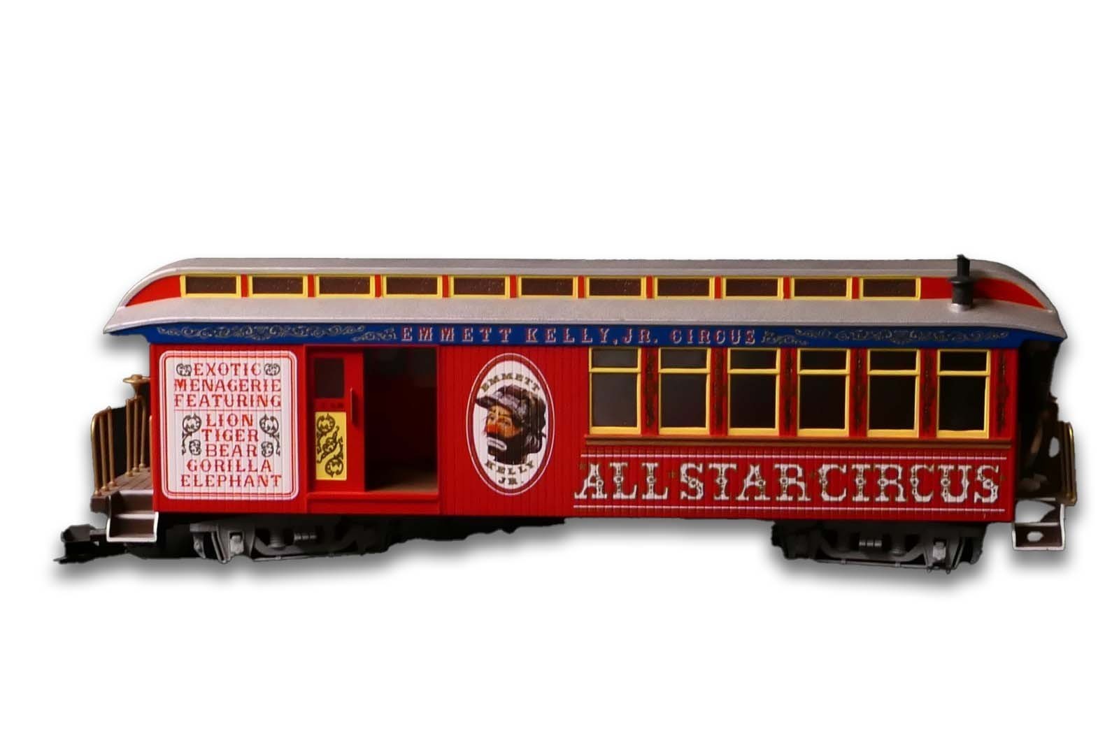 Bachmann - G All Star Circus Emmett Kelly Jr Advertising Passenger Car (No Box)0