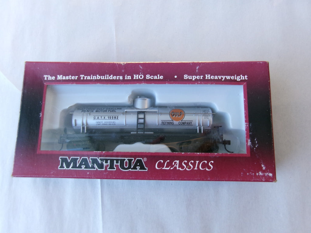 Model Power Mantua Classics 732593 HO Scale 40' Single Dome Tank, Gulf #155921