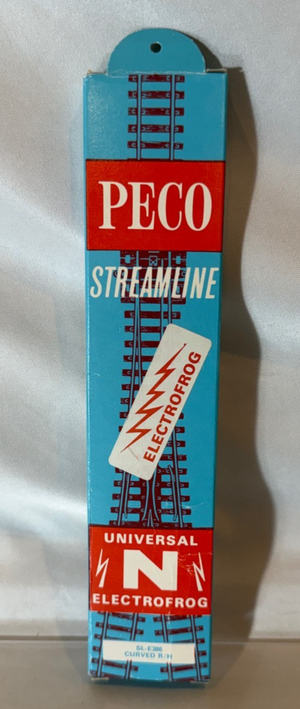 Peco Streamline SL-E386 - Electrofrog Curved Right Hand