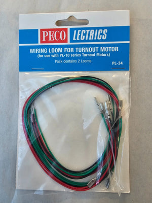 Peco PL-34 - Wiring Loom for Turnout Motor