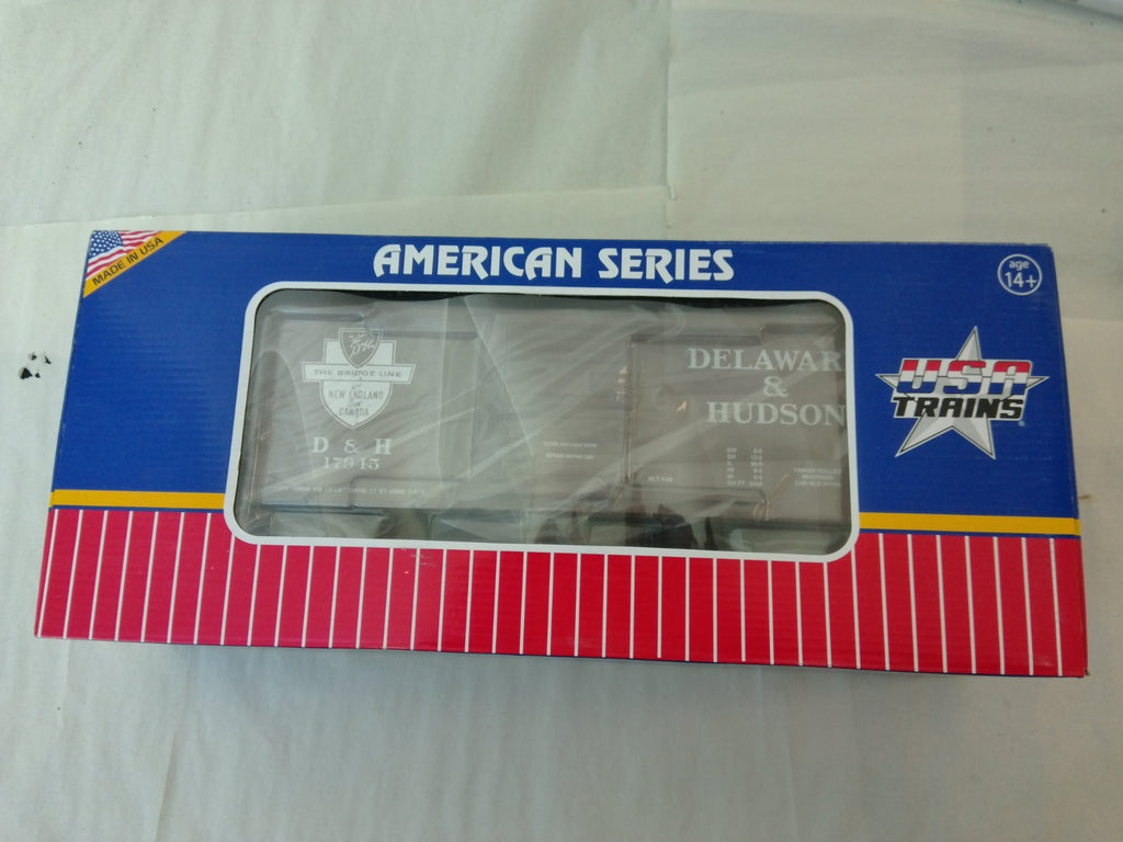 USA Trains R19107A G Scale Steel Box Car Delaware & Hudson #179452
