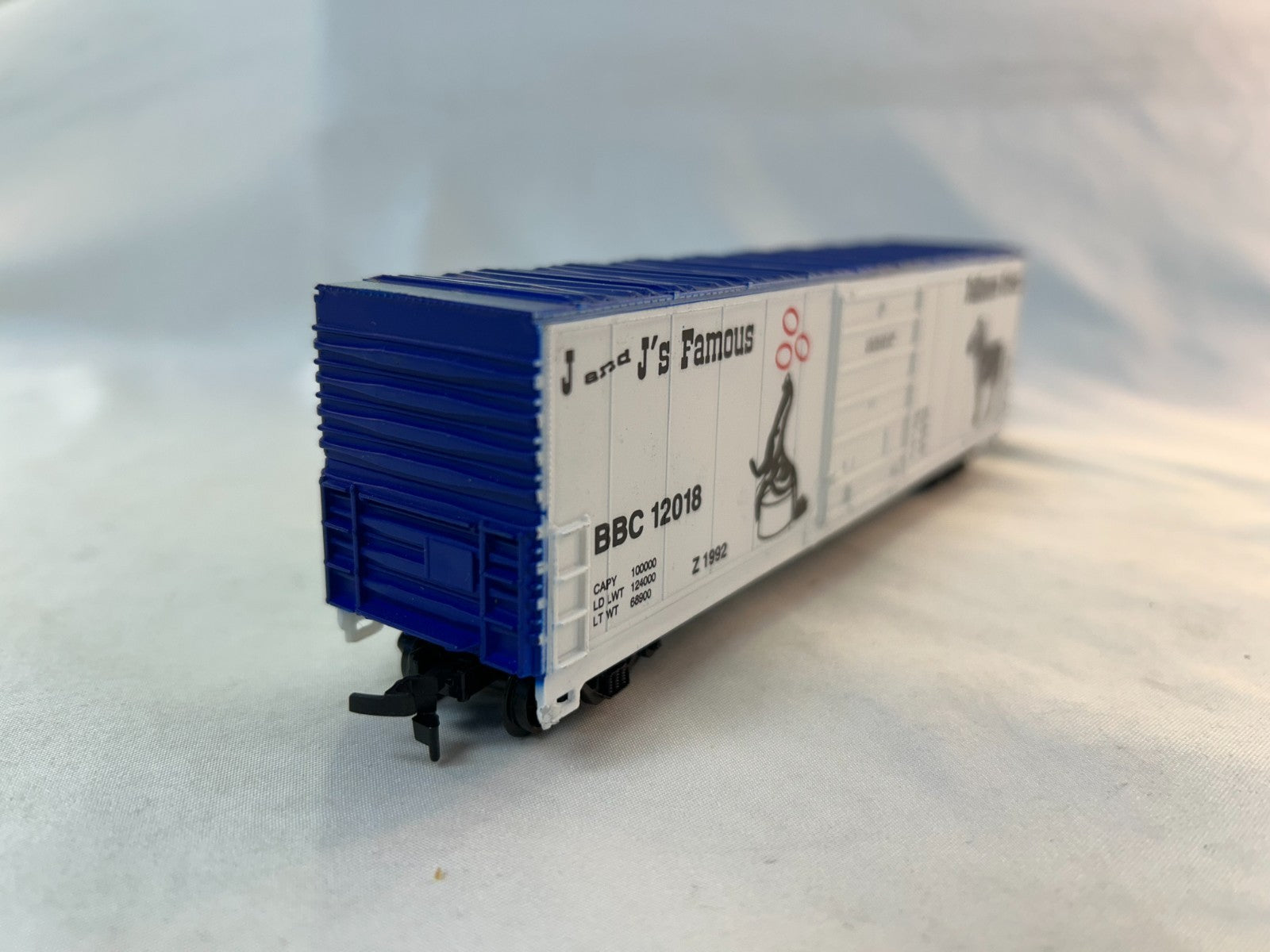 Bevbel Corp. 12018 HO Scale 50' Evans Zebras Boxcar, Baltimore Circus #120184