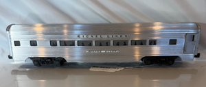Vintage 1960 Lionel Lines Silver Bluff Aluminum Observation Car # 2534