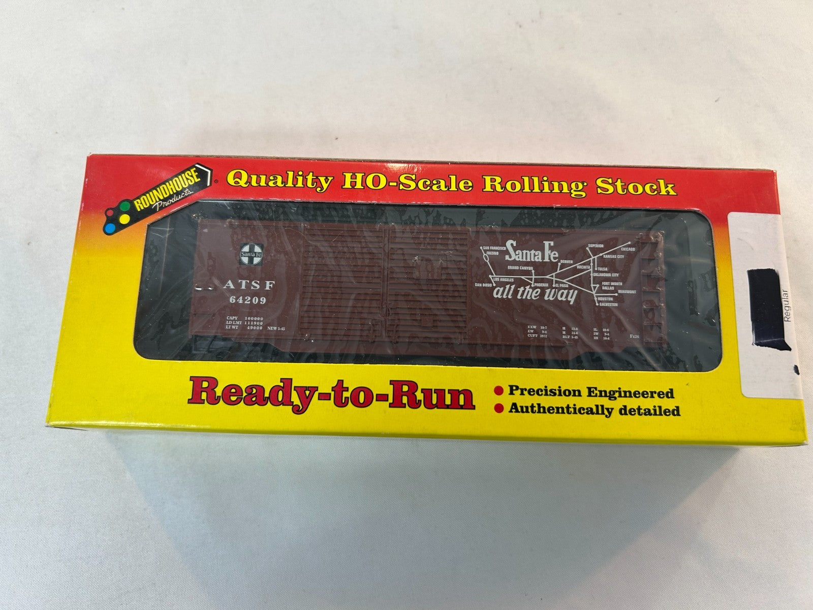 Roundhouse Products 20603 HO Scale 40' AAR Boxcar, Santa Fe, Grand Canyon #642091