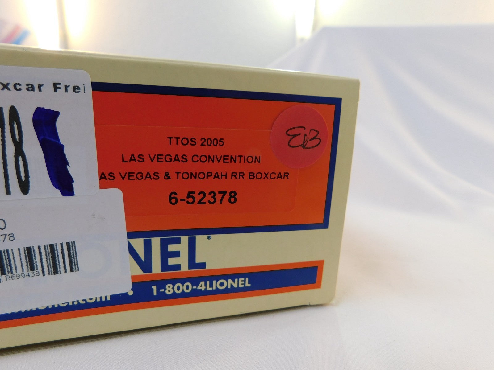 Lionel 6-52378 O Gauge TTOS 2205 Las Vegas & Tonopah RR Box Car #820052