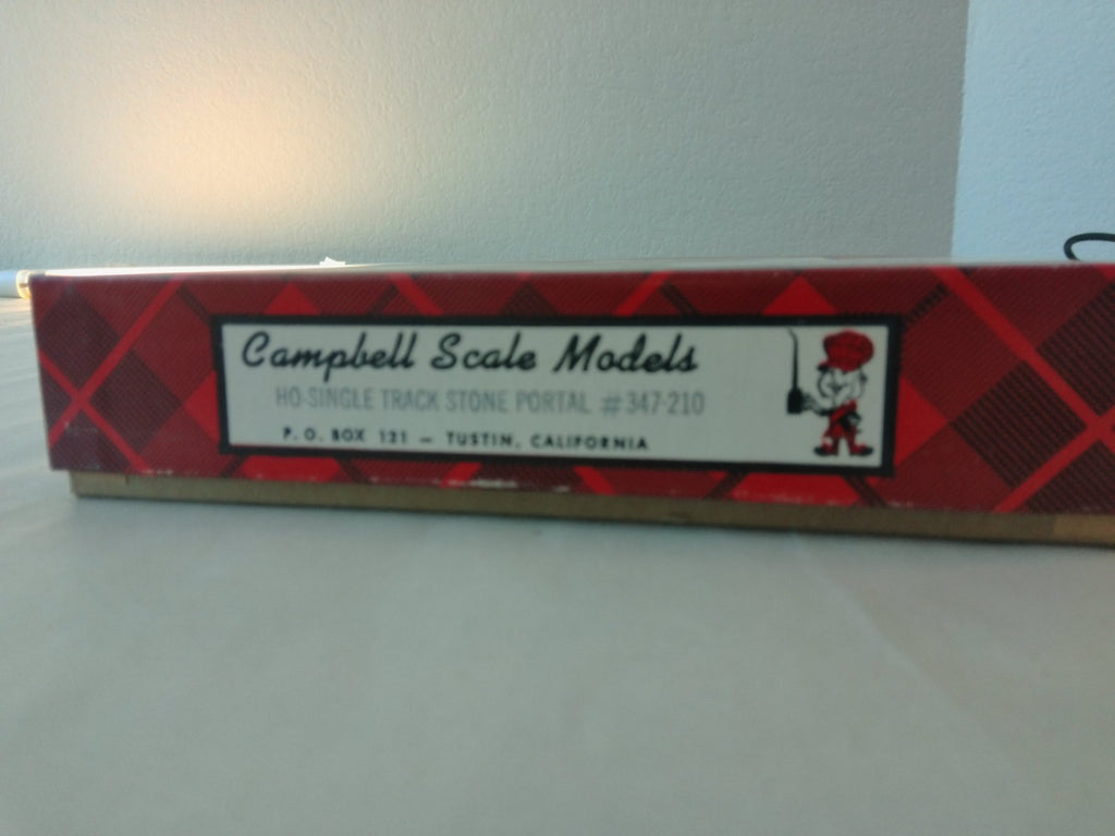 Campbell Scale Models 347-210 HO Scale Single Track Stone Tunnel Portal1