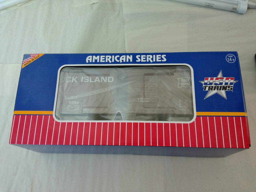 USA Trains R19104B G Scale Steel Box Car Rock Island #62262