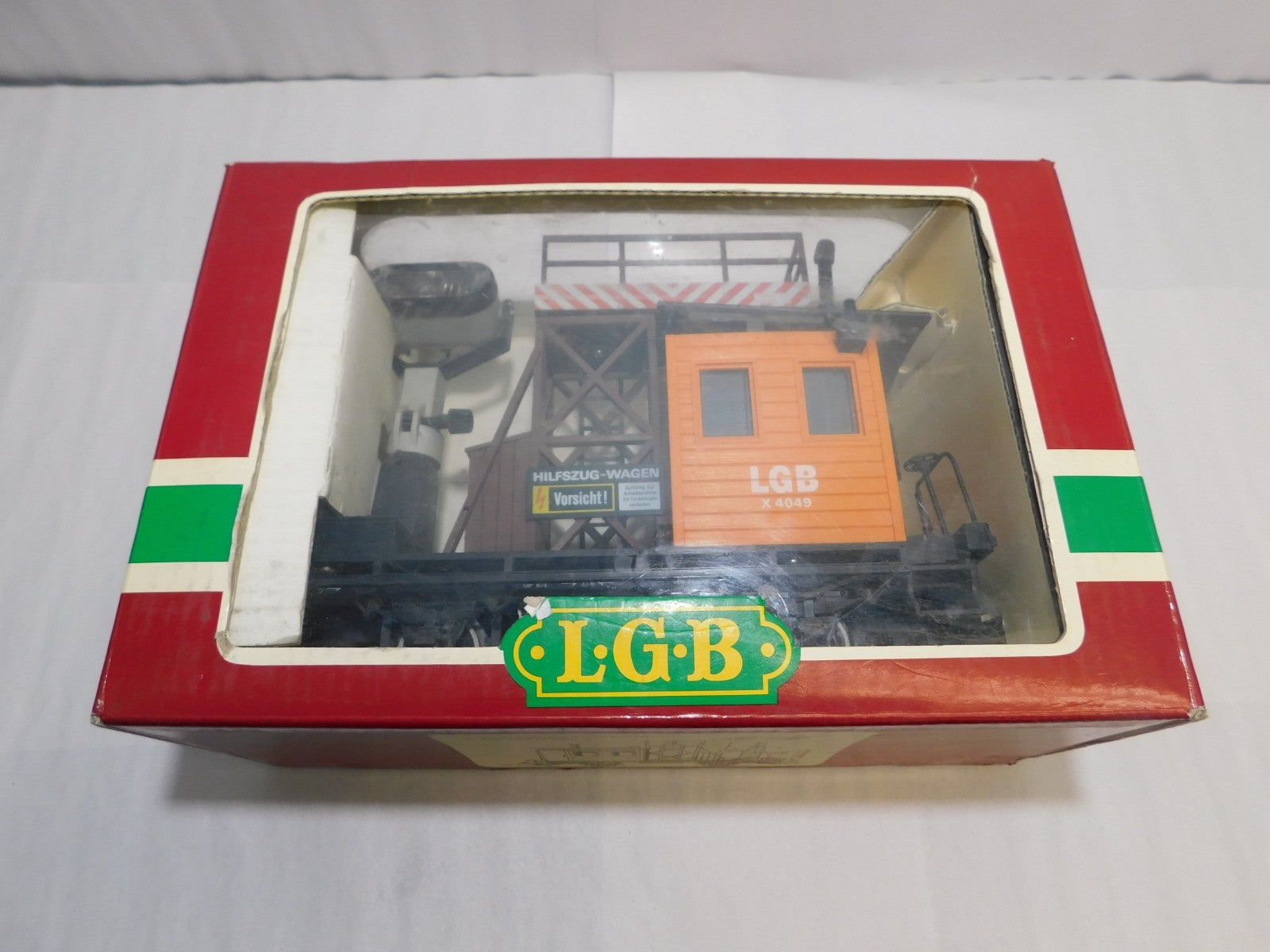 LGB 4049 G Scale Operating Searchlight Car w/ Metal Wheels1