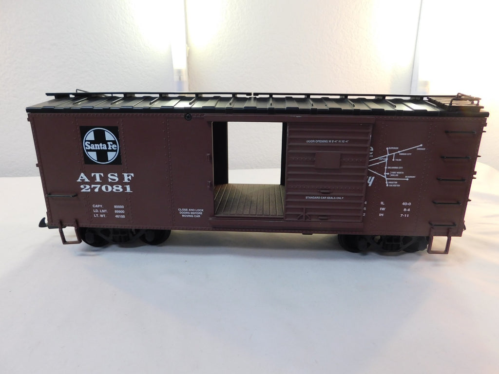 USA Trains R19075 G Scale Steel Box Car Santa Fe The Scout #270813