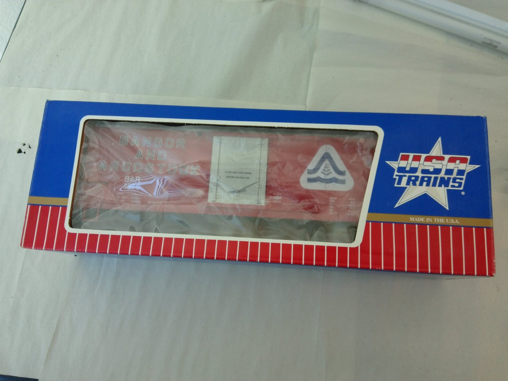 USA Trains R19065 G Scale Steel Box Car Bangor & Aroostook #45760