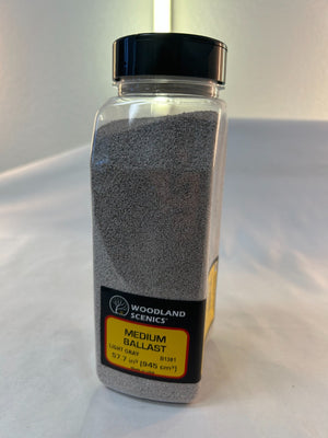 Woodland Scenics B1381 Medium Ballast, Light Gray, 57.7 Cu. In.
