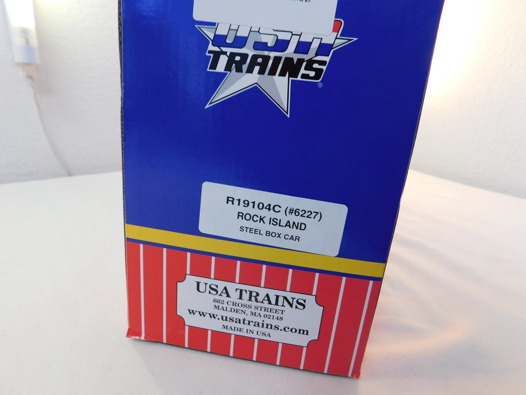 USA Trains R19104C G Scale Steel Box Car Rock Island #62272