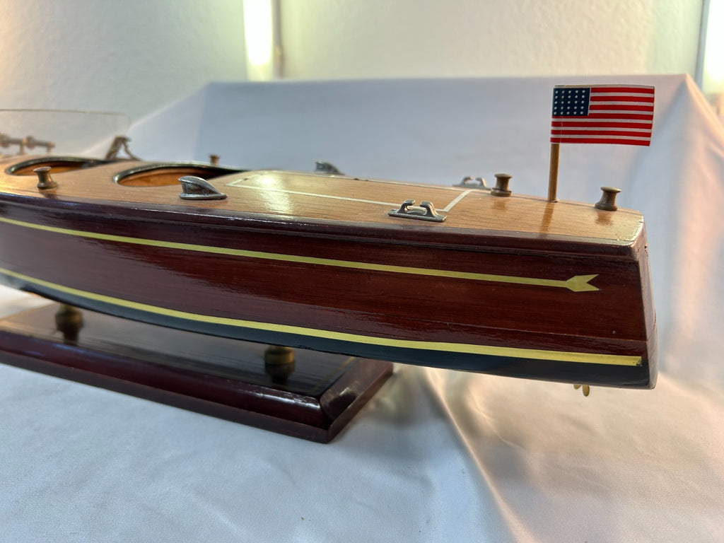 Dean & Dean 1998 20" Chris Craft Wooden Boat, Handmade *FREE SHIPPING*3