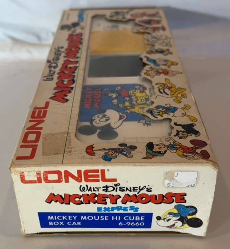 Lionel Walt Disney's Mickey Mouse Express Hi Cube Box Car 6-96608