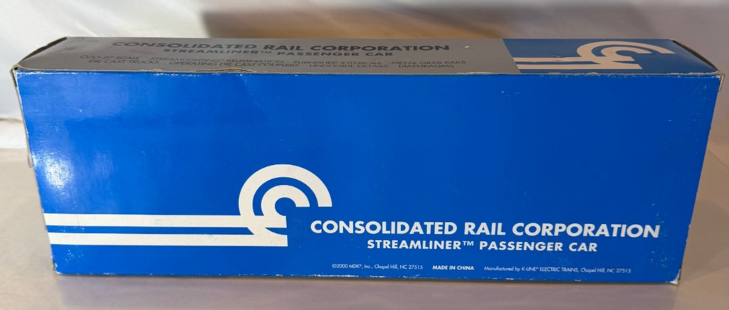 K-LINE K4507-0009 - O Scale Conrail Streamliner Observation Passenger Car4