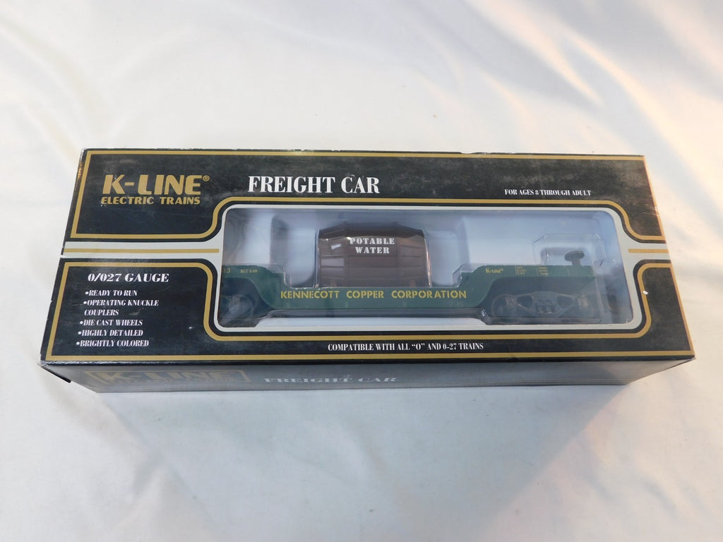 K-Line Electric Trains K-5513 Kennecott Copper Depressed Center Flat Car #55131