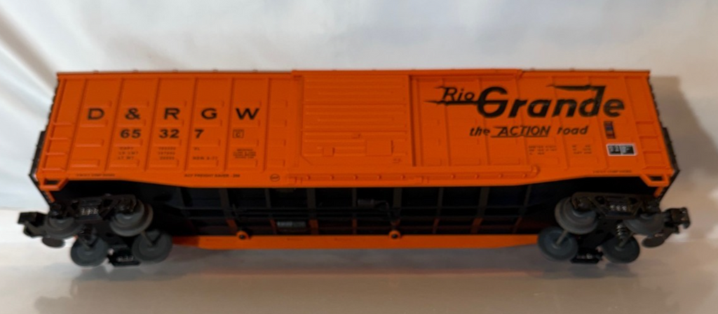 MTH 20-93049 Denver Rio Grande 50' Waffle Box Car #65327 O Scale Freight4