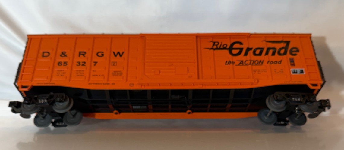 MTH 20-93049 Denver Rio Grande 50' Waffle Box Car #65327 O Scale Freight4