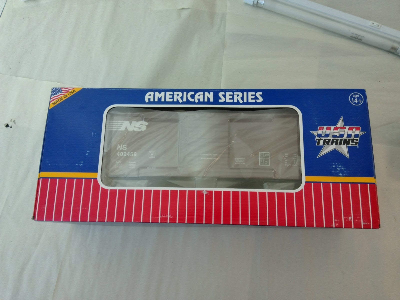 USA Trains R19103C G Scale Steel Box Norfol Southern #4024592