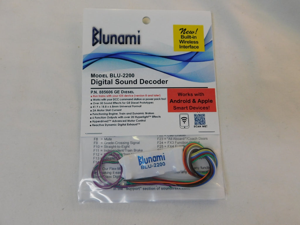 Soundtraxx Blunami 885606 GE Diesel BLU-2200 Digital Sound Decoder0