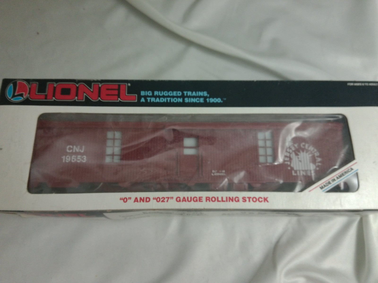 Lionel O Gauge Jersey Central Lines JCP&L Tool Car #6-19653 Boxed0