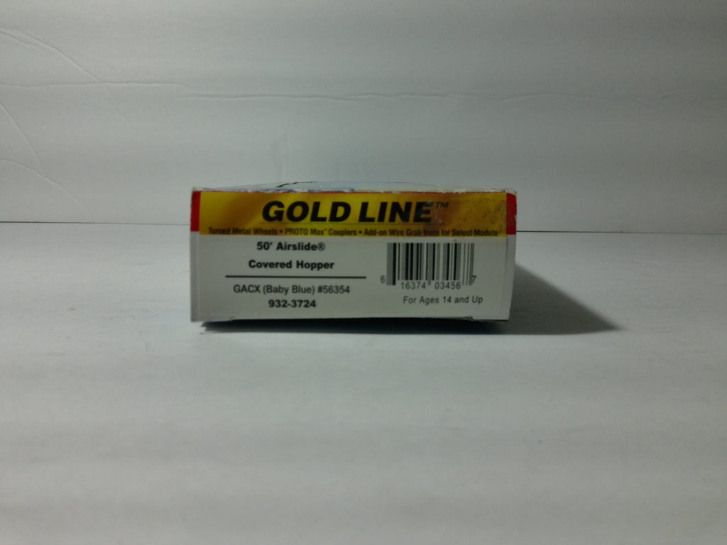 Walthers 932-3724 HO Scale 50' Aireslide Covered Hopper GACX #563543