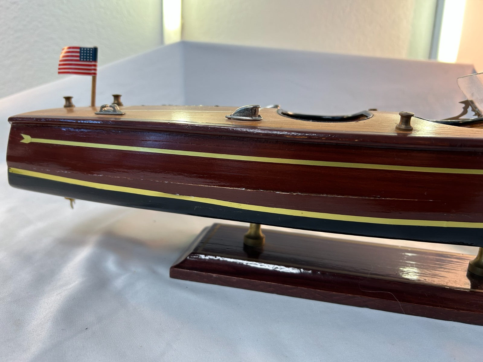 Dean & Dean 1998 20" Chris Craft Wooden Boat, Handmade *FREE SHIPPING*4