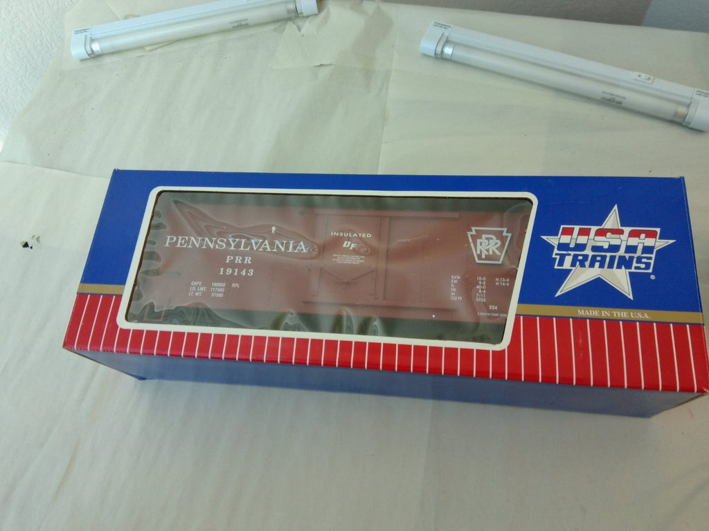 USA Trains R19062D G Scale Steel Box Car Pennsylvania #191432
