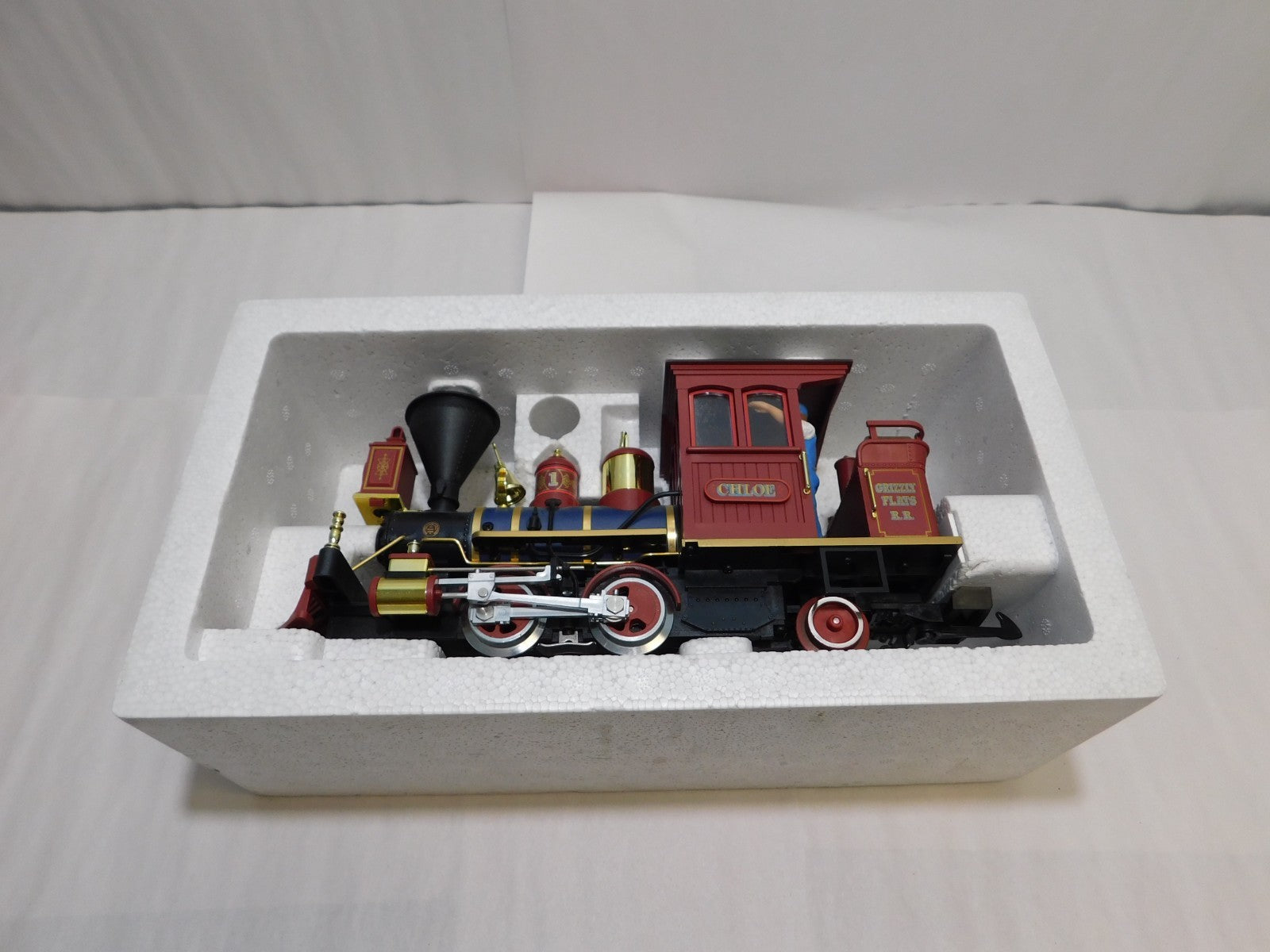 LGB Trains 20130 G Scale Grizzy Flats Chloe Steam Locomotive3