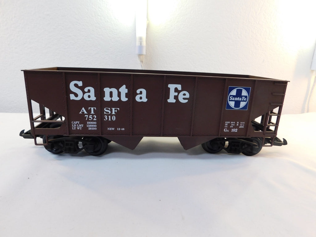 Piko 38876 G Scale Ribbed-Side Hopper Santa Fe #7523100