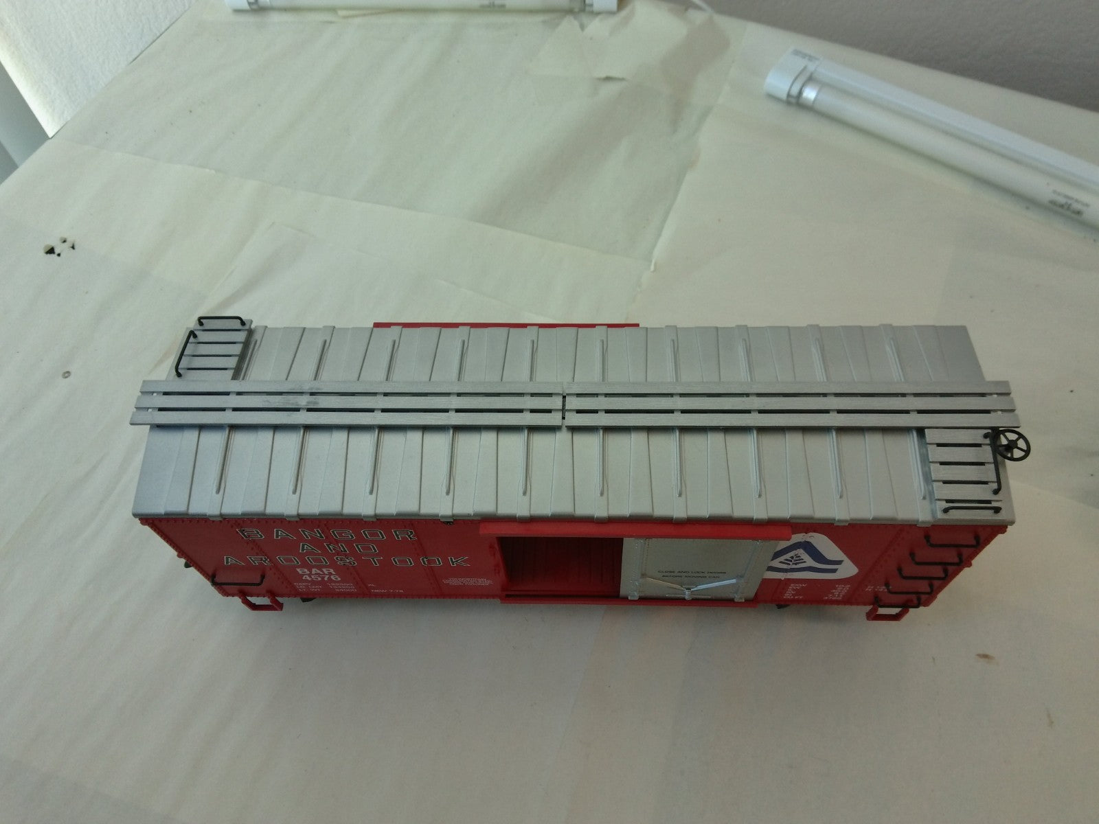 USA Trains R19065 G Scale Steel Box Car Bangor & Aroostook #45764