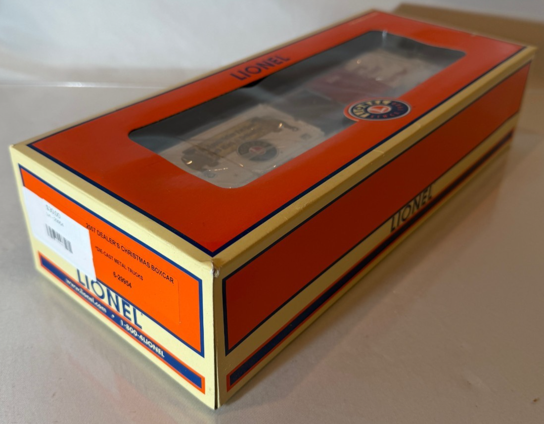 Lionel 6-29954 2007 Dealer's Christmas Box Car Die Cast 1