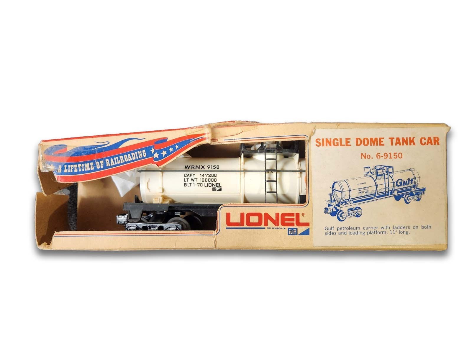 Lionel 9150 - Gulf Single Dome Tank Car0