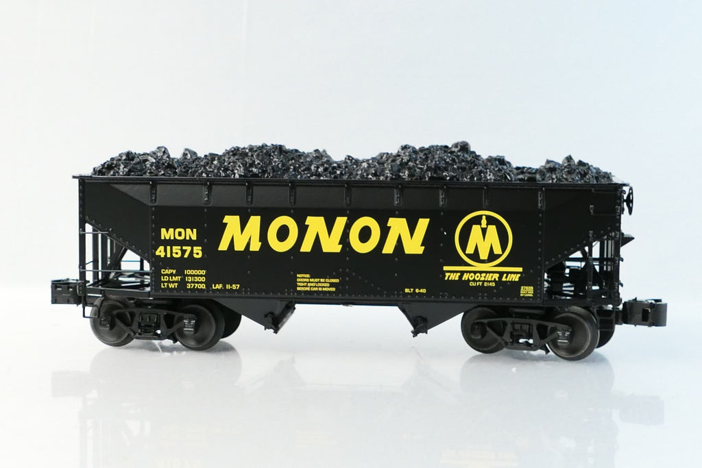 Lionel 27039 O Scale Monon 41575 Offset Hopper Rolling Stock1