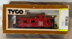 Tyco 827J HO Scale 8 Wheel Santa Fe AT&SF 7240 Caboose