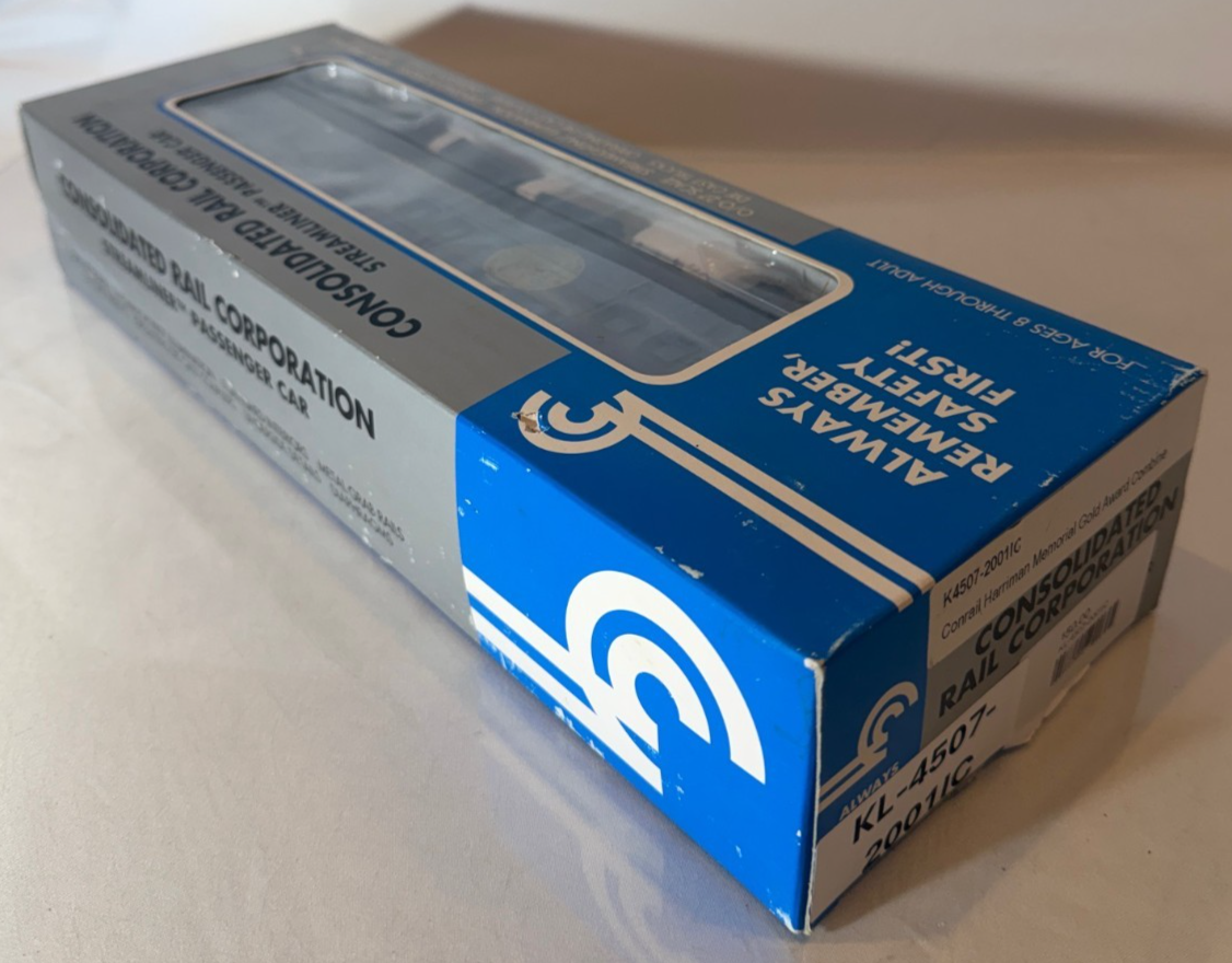 K-LINE 4507-201IC - O CONRAIL STREAMLINER PULLAN PASSENGER CAR 20012