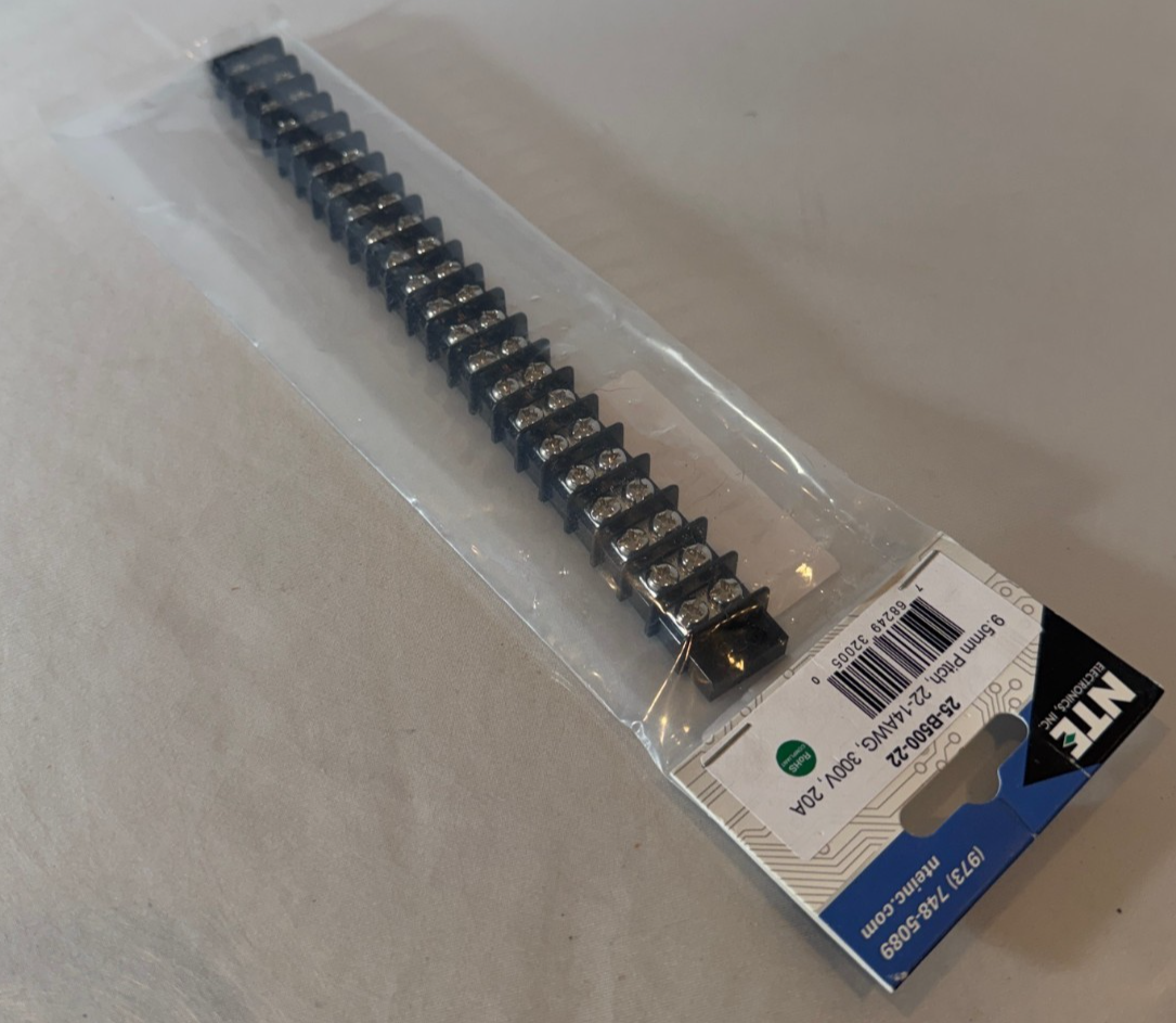 NTE Electronics 25-B500-22 Terminal Block Barrier Dual Row 9.50mm Pitch2