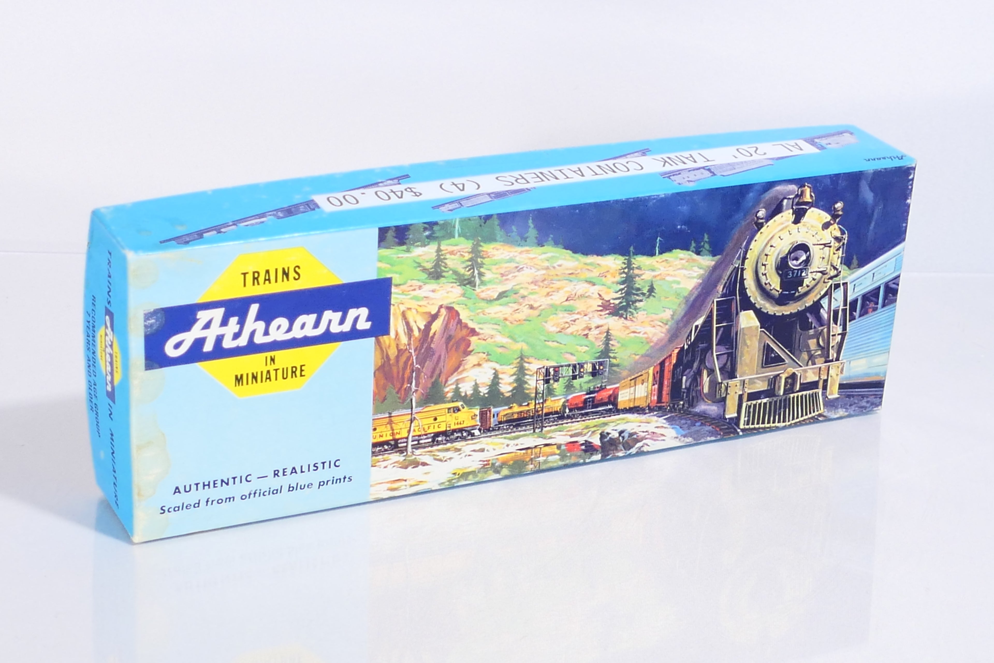 American Limited 7510 - HO Scale Container 20 ft tank containers UP (4)1